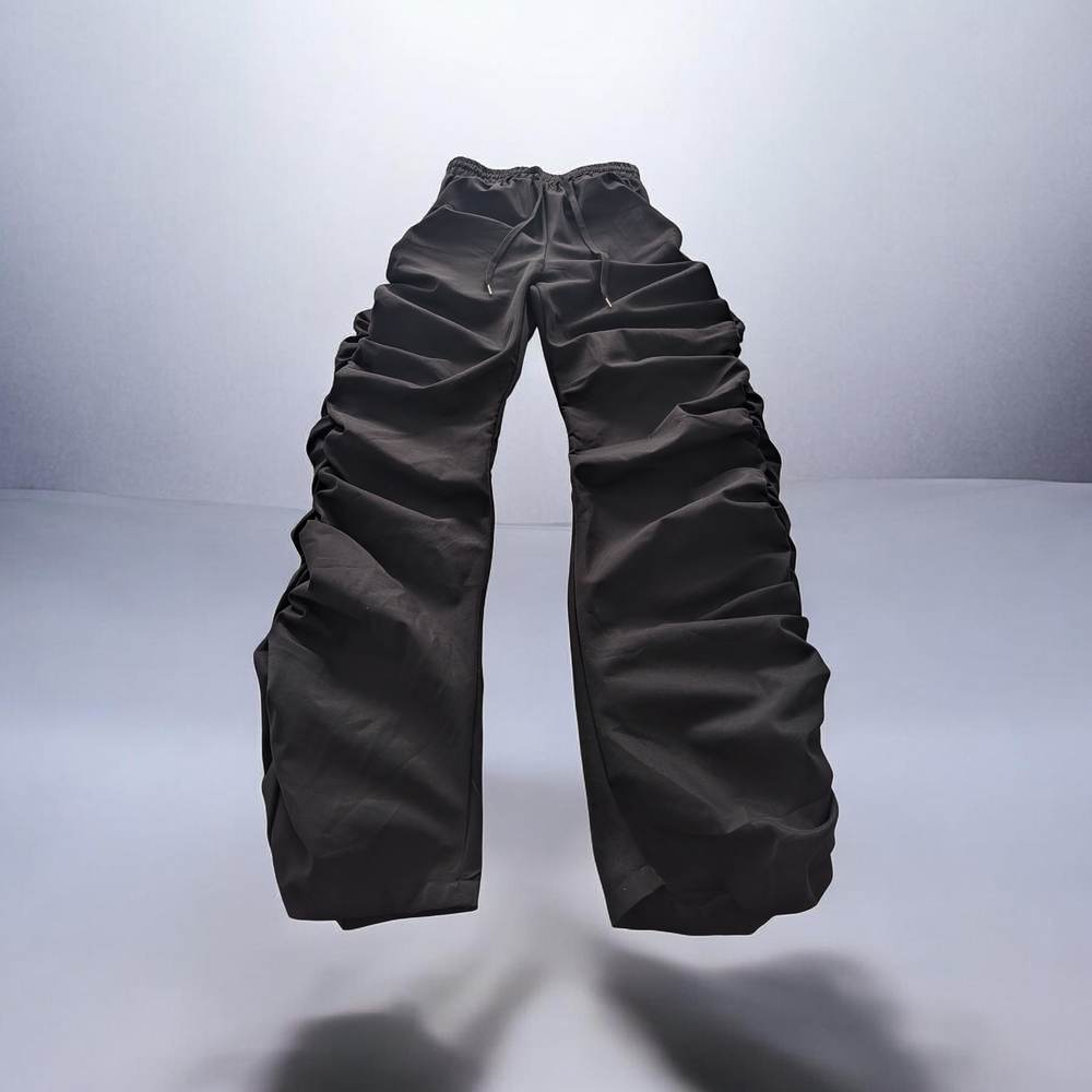 SHEIN Black Ruched Joggers